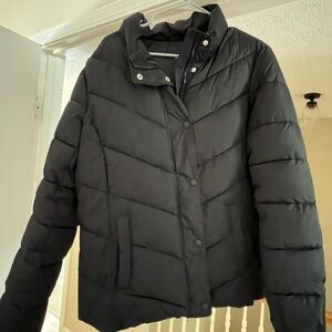 GAP Women's Dark Puffer Jacket